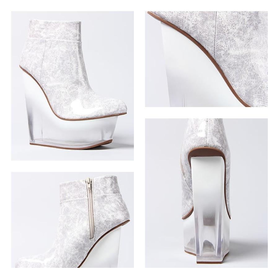 Jeffrey Campbell "Icy" shoes featured by popular Los Angeles fashion blogger, Nomad Moda