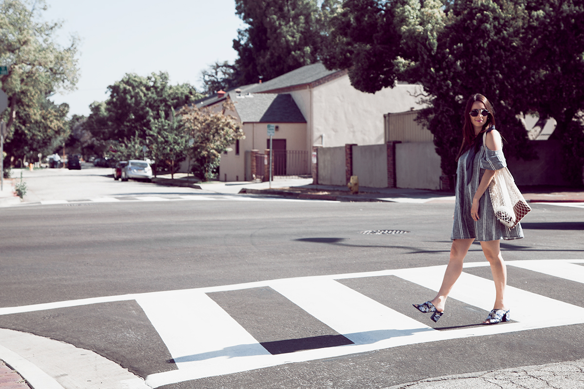 Nordstrom rack 4th of July dress featured by popular Los Angeles fashion blogger, Nomad Moda